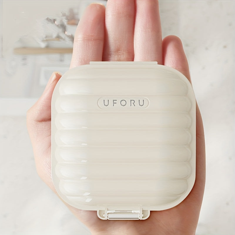 Женский и мужской пластиковый органайзер для таблеток на неделю с 7 ячейками, портативный диспансер