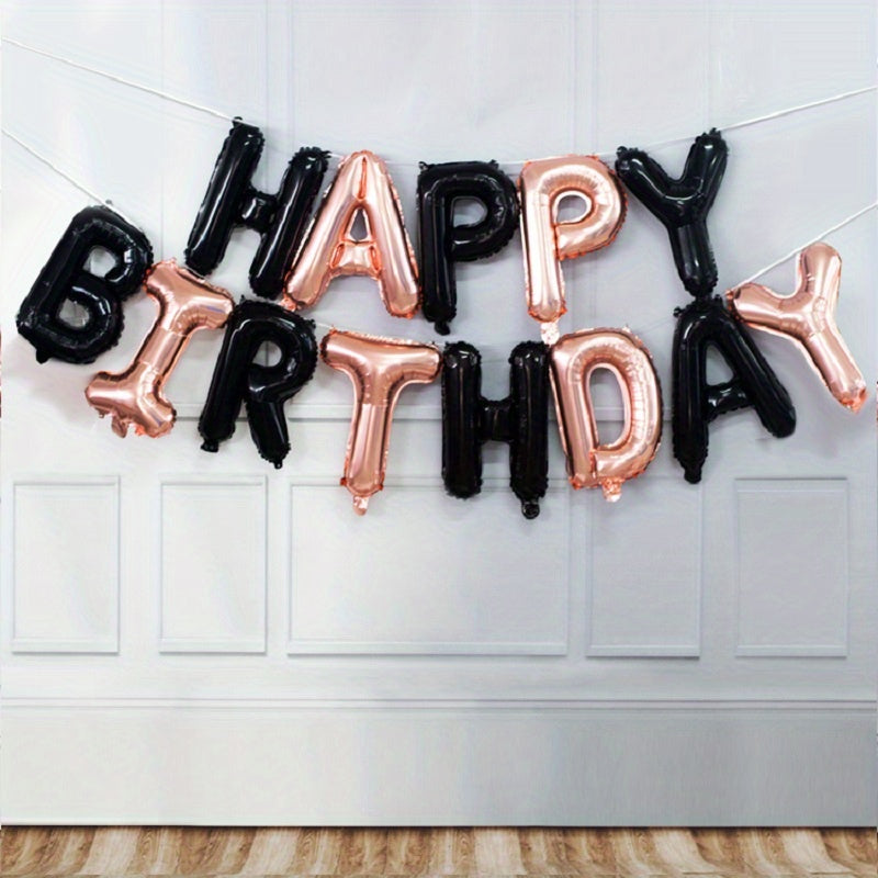 13-Piece Happy Birthday Letter Kit for Party Decorations 16-Inch