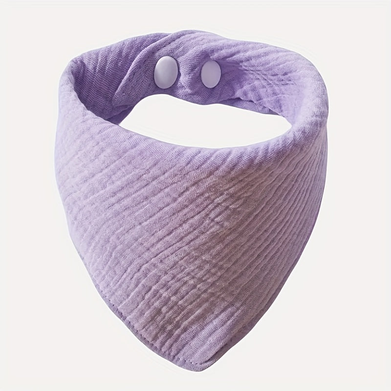 Baby Muslin Bibs and Burp Towels Set with Gauze Layers for Newborns