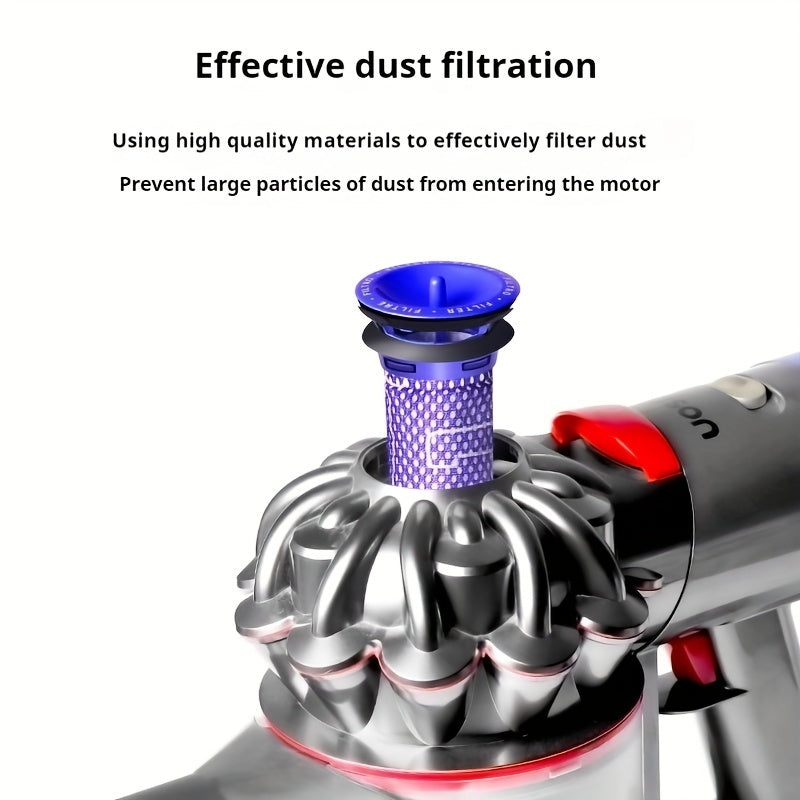 Set of 4 Replacement Vacuum Filters for Cordless Stick Vacuums Improved Suction