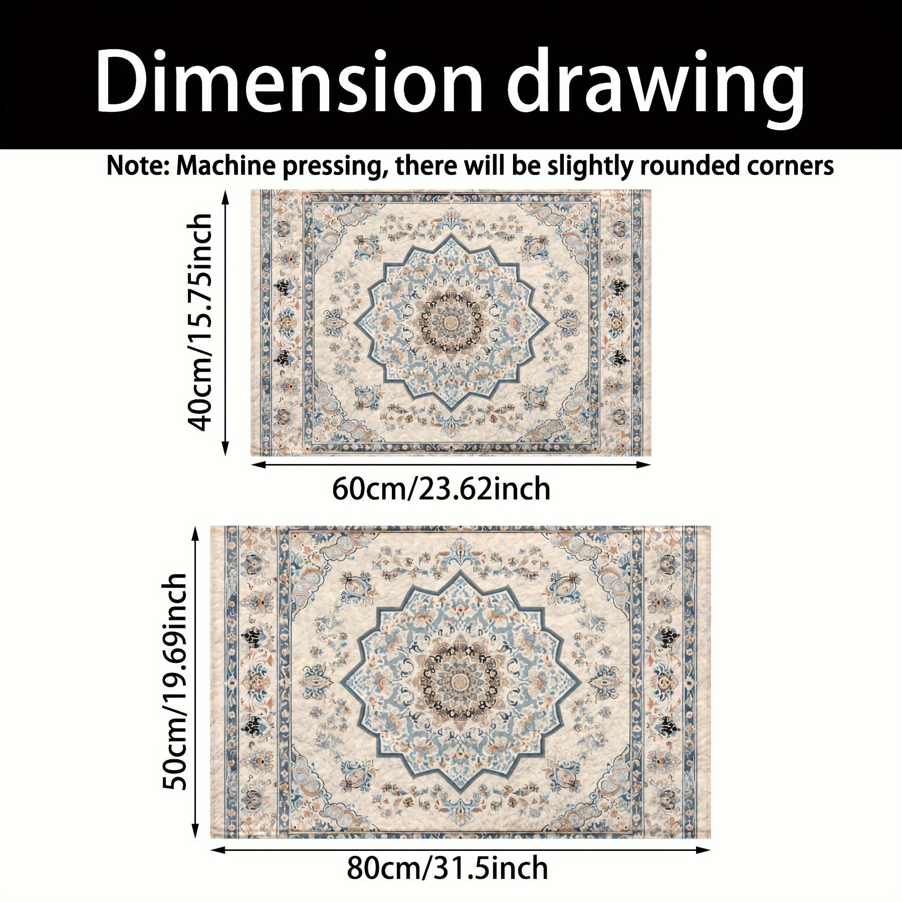 Alfombra de microfibra bohemia antideslizante para cocina, baño y ducha, secado rápido