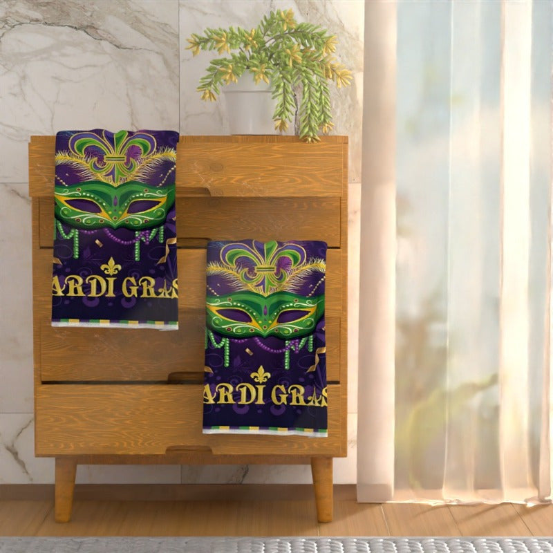 Colorful Carnival Mask Kitchen Towels 45.72x66.04cm Festive Party Decor Gift