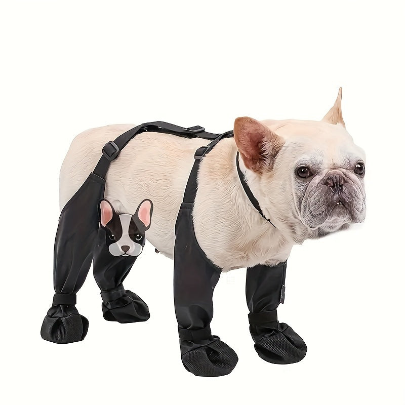 Zapatos impermeables y transpirables para perros de razas pequeñas y medianas, botas duraderas para todas las estaciones