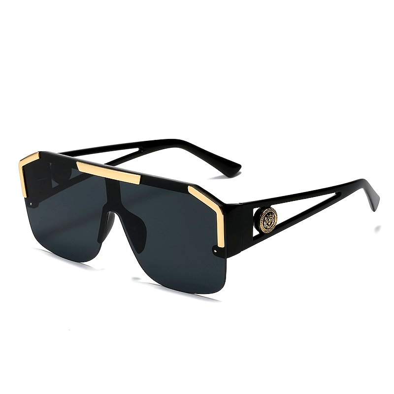 Men's Oversized Square Glasses Large Frame Casual Fashion Accessories