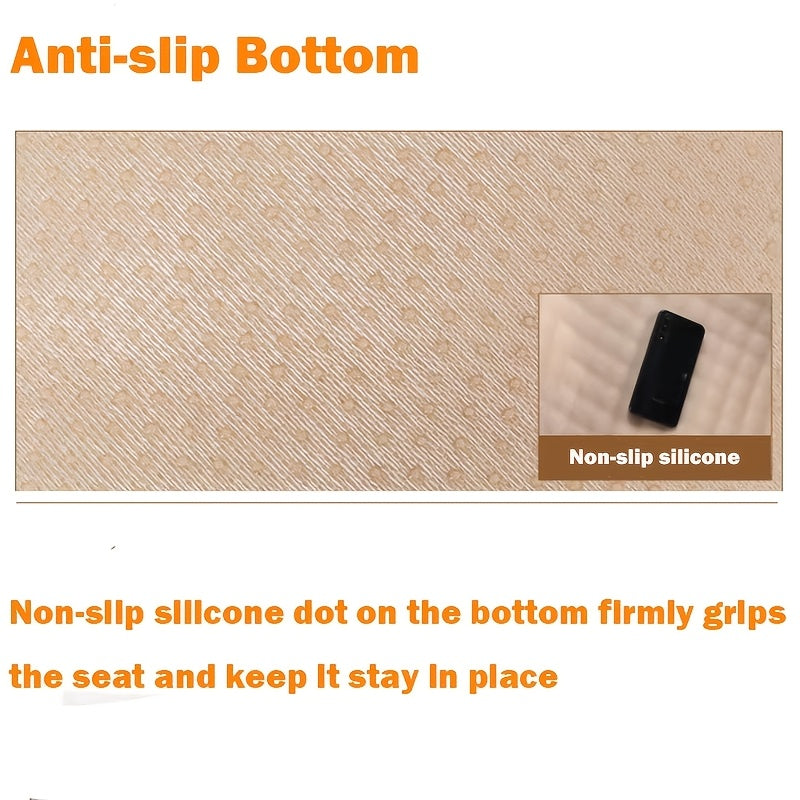 Conjunto de cojines para asiento de coche de lino transpirable, antideslizante, para todas las estaciones, universal