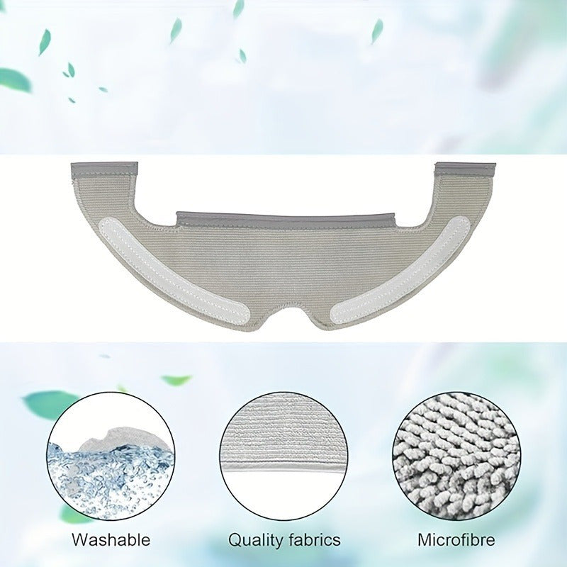 6 Mop Cloth Replacement Parts for D10 Plus Robot Vacuum Cleaner