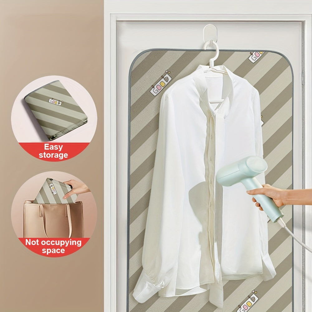 1 dona qo'shimcha katta, qalin portativ dazmol matosi, issiqlikka chidamli. Ushbu egiluvchan dazmol padini sayohat, biznes va uyda foydalanish uchun ideal. Elektr energiyasi talab qilinmaydi.