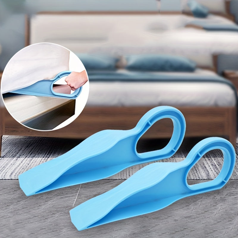 Set of 2 Bed Sheet Tucking Tools, Plastic Mattress Lifters, Easy Bed Making