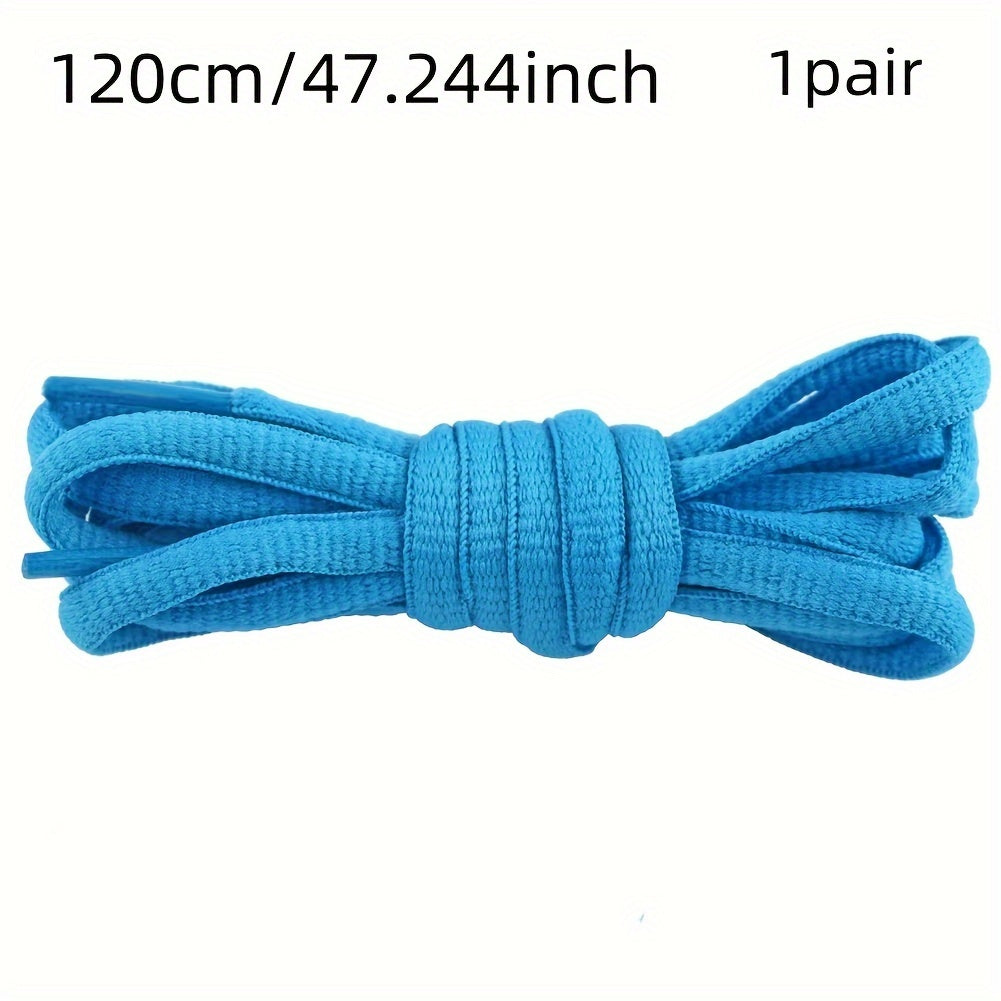 Unisex Classic Nylon Half Round Shoelaces for Sneakers 100cm-120cm