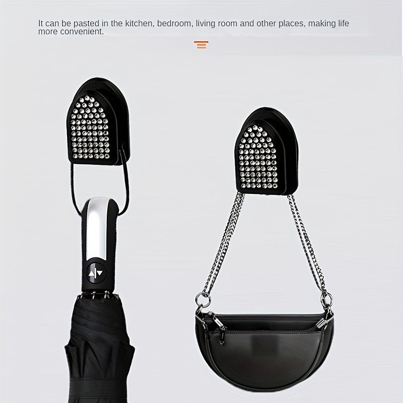 2шт. крючки для спинки автомобильного сиденья, прочный ABS-органайзер для сумок и аксессуаров, синий, красный, черный