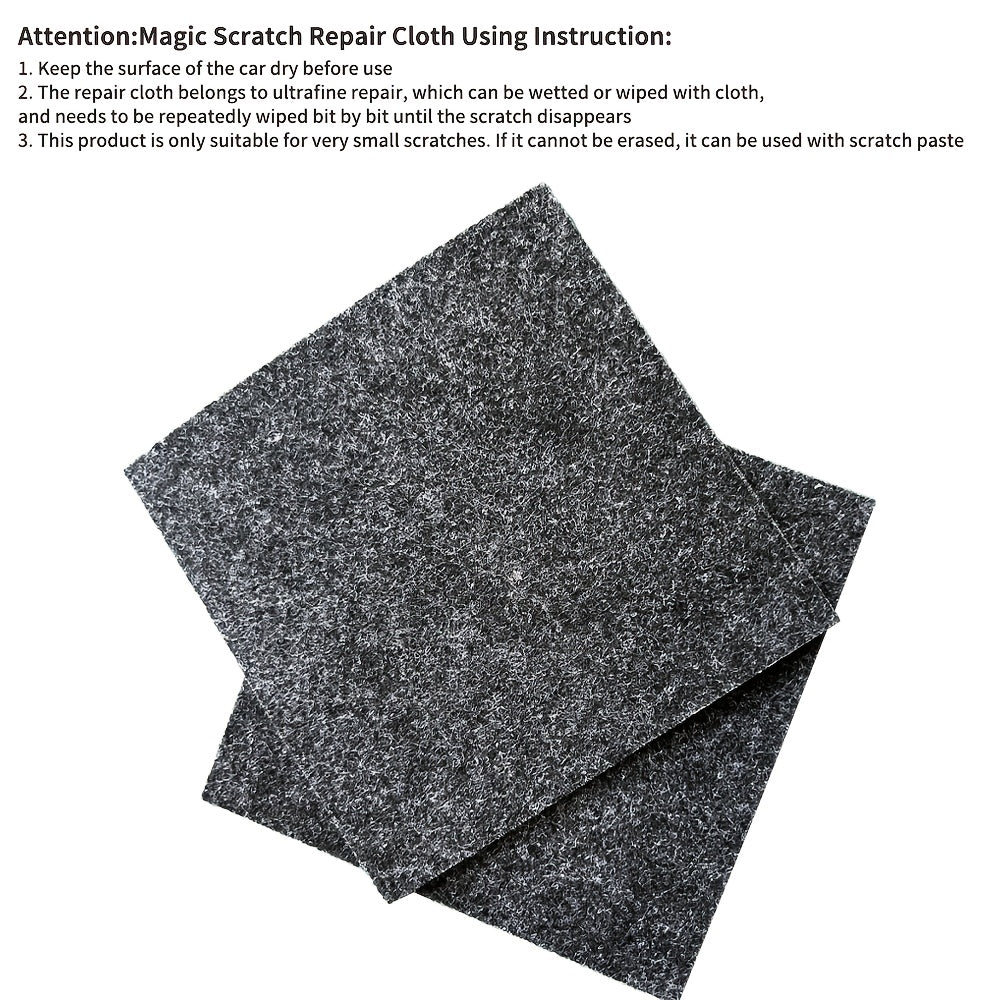 2PCS Nano Scratch Repair Cloth for Cars, Effortless Minor Scratch Removal