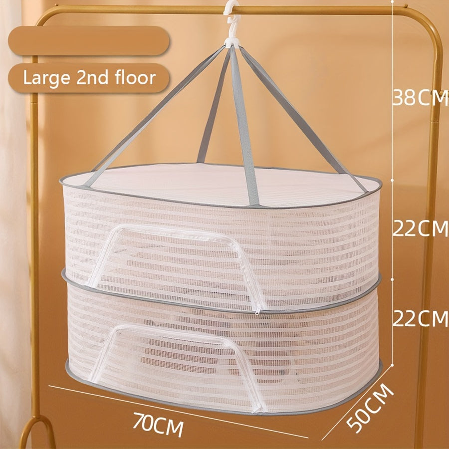 Складная сетчатая сушилка для рыбы, овощей, фруктов, одежды, компактная, устойчивая к насекомым