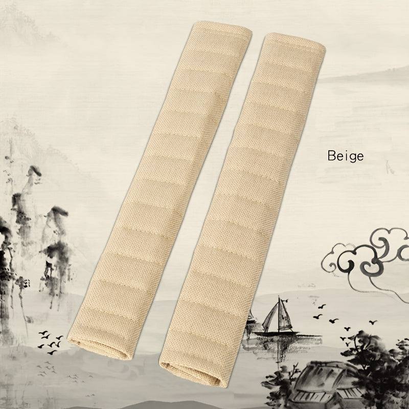 2pcs Car Seat Belt Shoulder Protectors Breathable Comfortably Lengthened