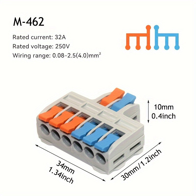 Mini Quick Wire Connectors 5/10 Pcs Universal Electrical Lighting Terminal Blocks