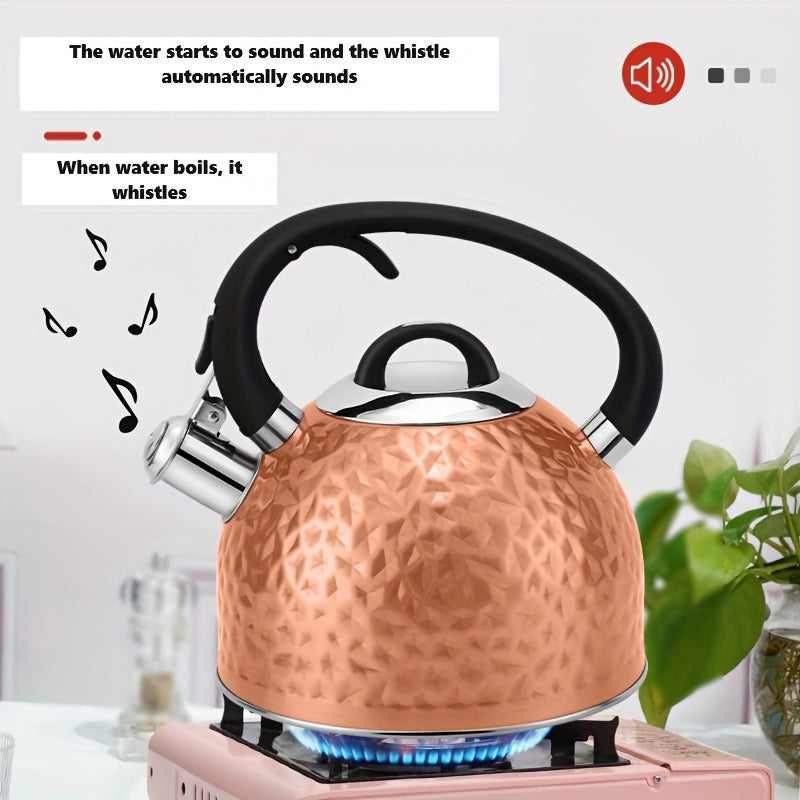 HR706-1 Qaynatilgan Dizaynli Noxud Qozonini 3L Hajmda Taqdim Etamiz, Gazda Foydalanish Uchun. Elektr Energiya Talab Qilmaydi, Qaynatilgan Suvni Ogohlantirish, va Zamonaviy Dizayn.