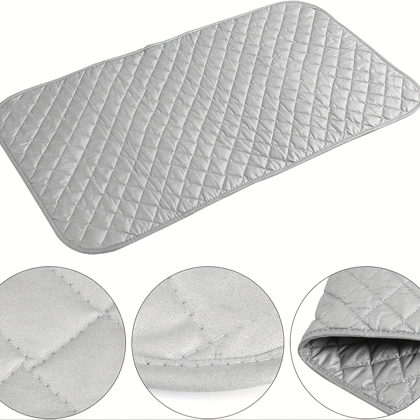 Foldable Ironing Mat for Countertops and Travel, Portable Ironing Pad for Clothes and Blankets