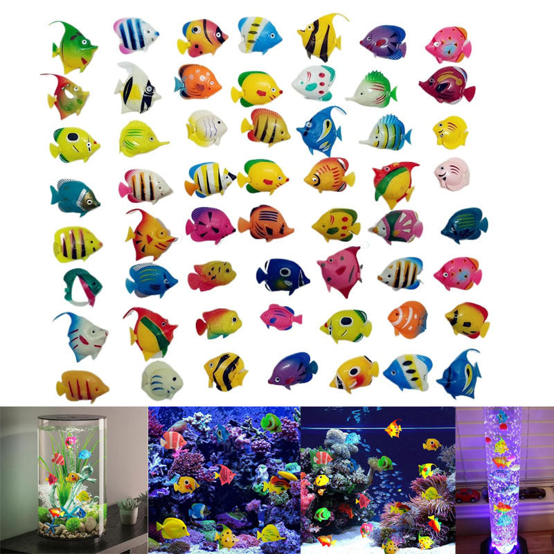15 Realistic Moving Artificial Fish for Aquarium or Bathroom Decoration