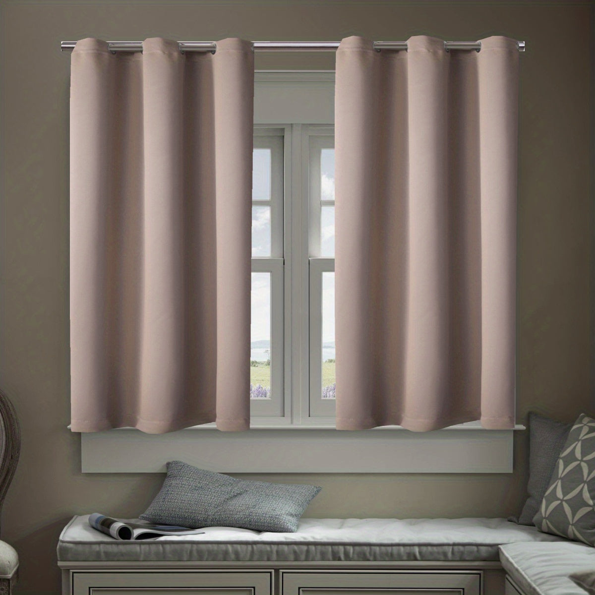 Heat Insulation Window Films Set of 2, UV Protection, Glare Reduction, Privacy