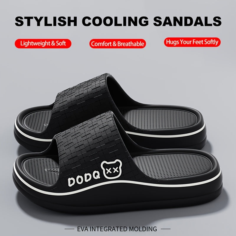 Women's EVA Slide Sandals Open Toe Pink Blue Non-Slip Indoor Outdoor