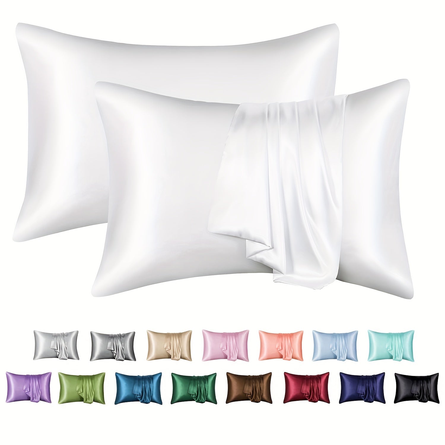 Silk Pillowcase Comfort Blend 1 Piece Soft Sleep Pillow Cover