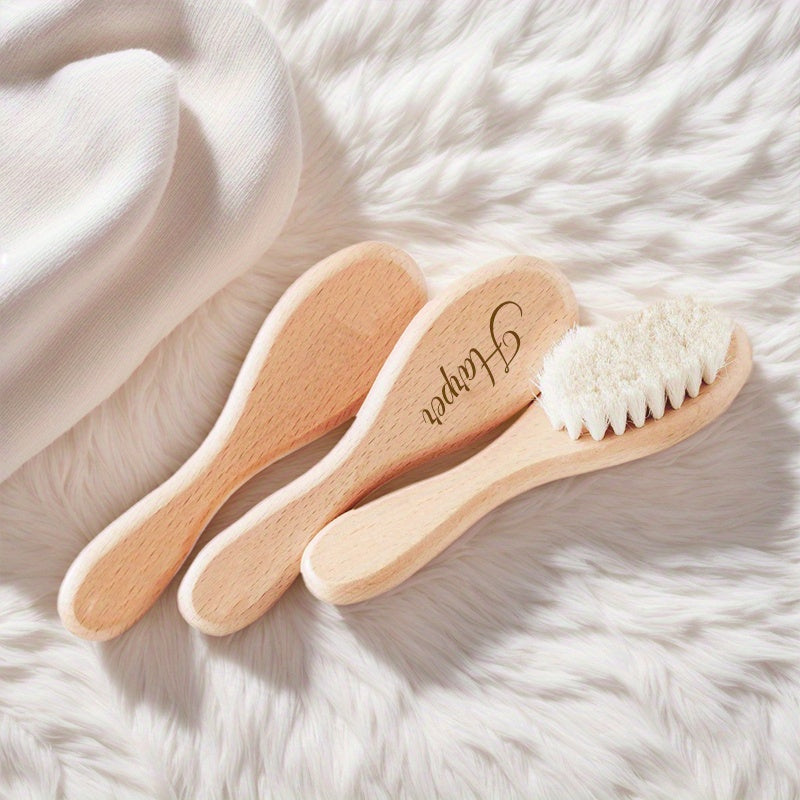 Baby GirlBoy Personalized Engraved Hairbrush Baby Shower Gift Keepsake