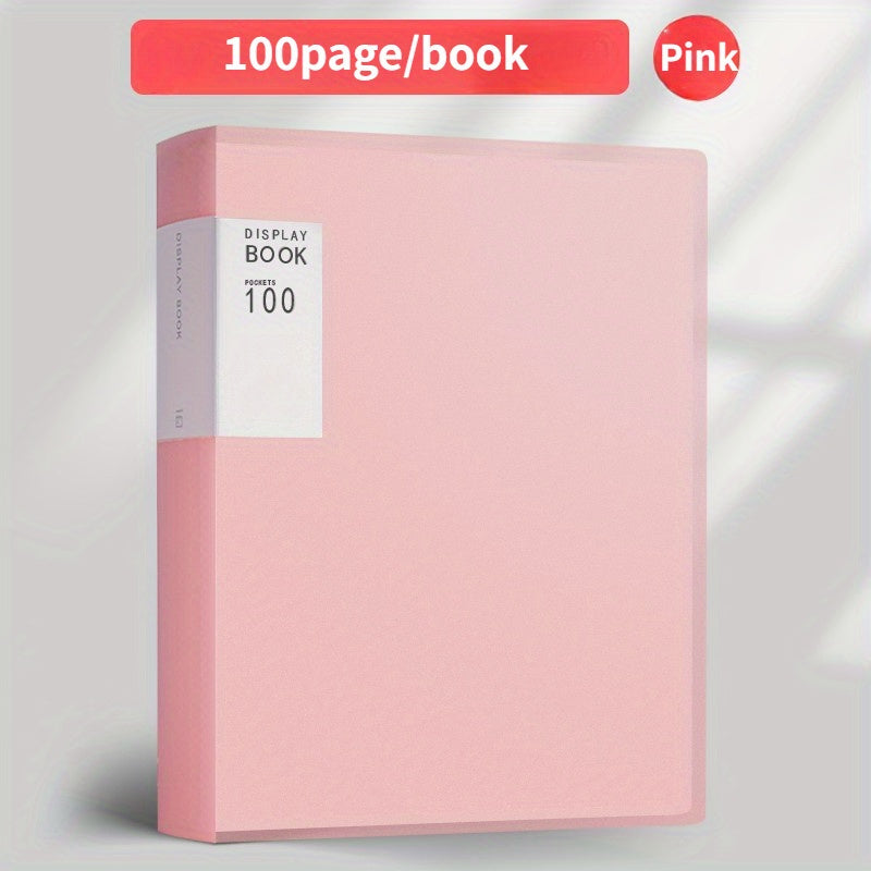 A4 Transparent PP Plastic File Folders Set for Office Art and Photo Storage