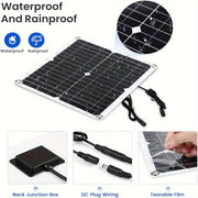 Solar Panel Fan Kit for Greenhouses and Outdoor Ventilation Weatherproof Rainproof