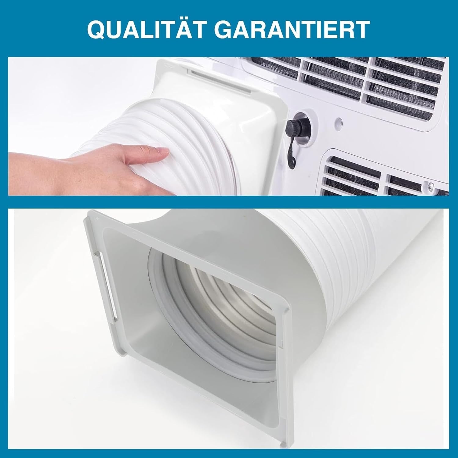 Oson o'rnatiladigan 5.9 dyuymli portativ konditsioner chiqish quvuri adapteri - Elektr energiyasi talab qilinmaydi