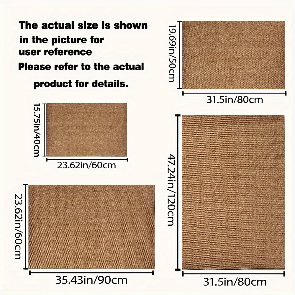 Коричневый коврик для входной двери — устойчивый к пятнам, легко чистящийся, моющийся и нескользящий коврик для домашнего декора — идеально подходит для прихожей, балкона или фойе