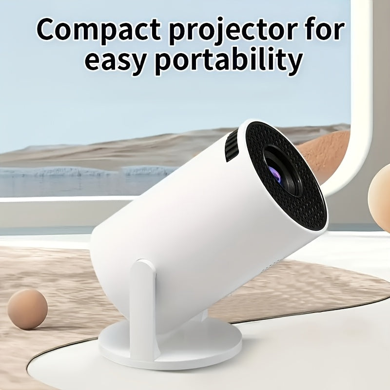 Mini Projector HD 1080p with Adjustable Projection and Smartphone Connectivity