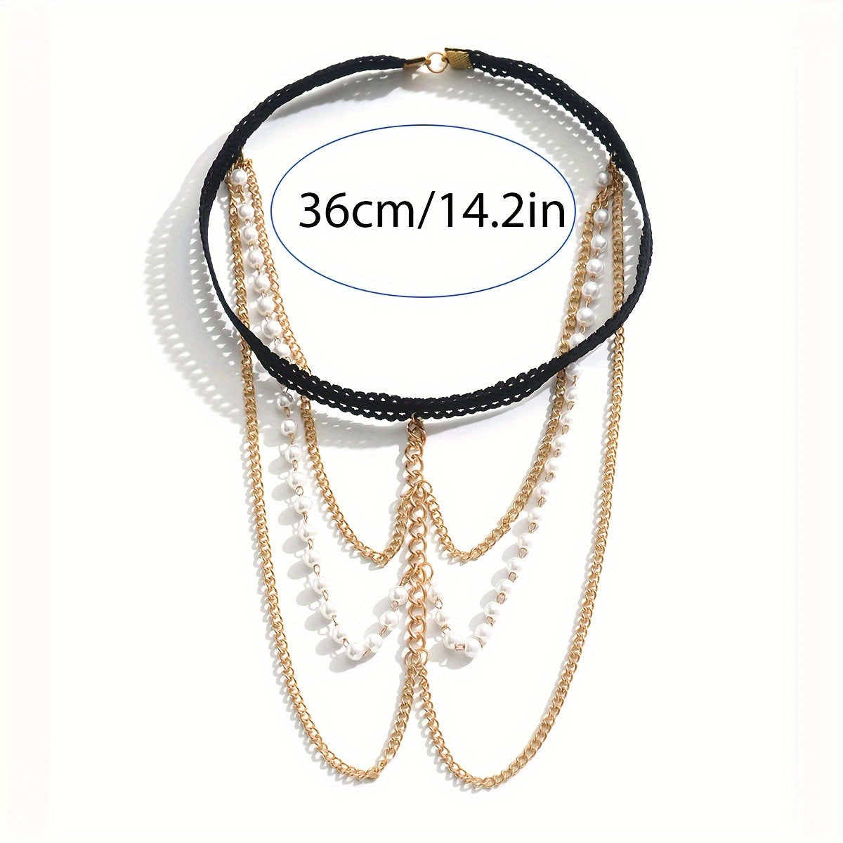 Women's Pearl Leg Chain with Multi-Layer Body Jewelry