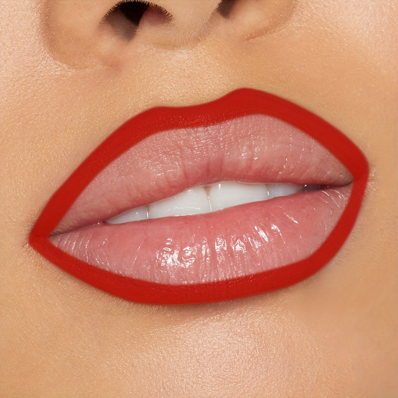 Женский водостойкий матовый контурный карандаш для губ, стойкая красная помада