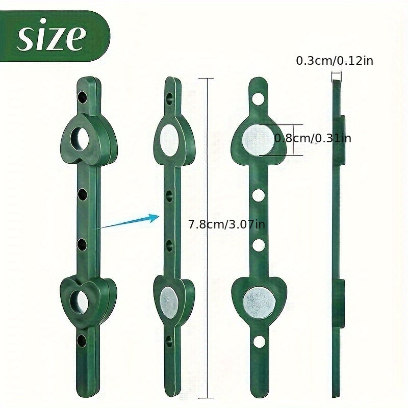 Set of 15 Green Floral Boutonniere Magnets for Wedding Corsages and Accessories