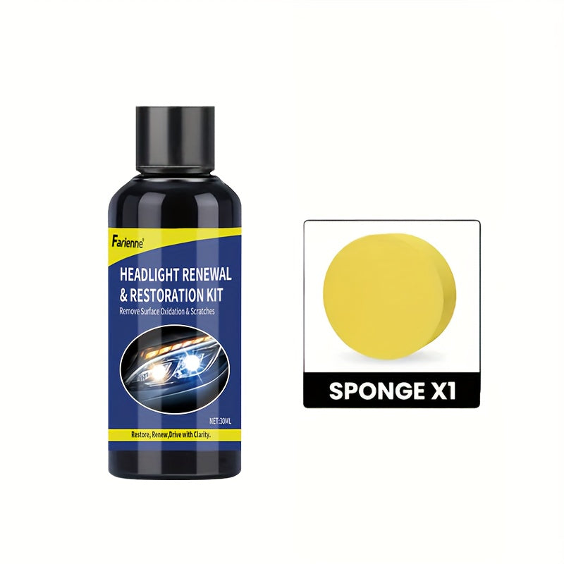Car Headlight Repair Cream Auto Polishing Brighten and Maintain Lights