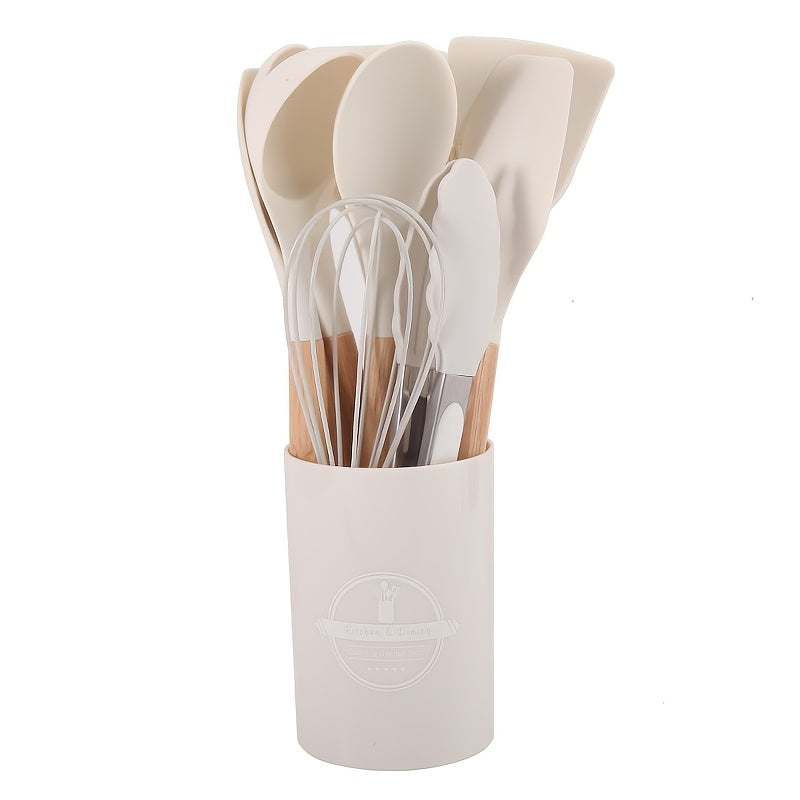 Silicone Kitchen Utensil Set Non-Stick Heat-Resistant Cooking Tools