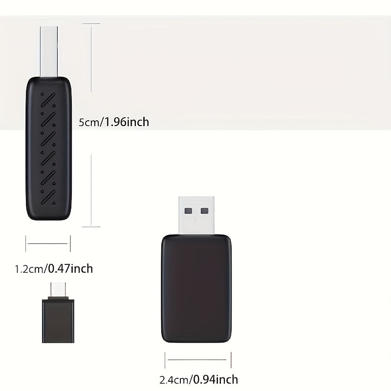 Mini Wireless CarPlay Auto Adapter for Most Cars Plug and Play