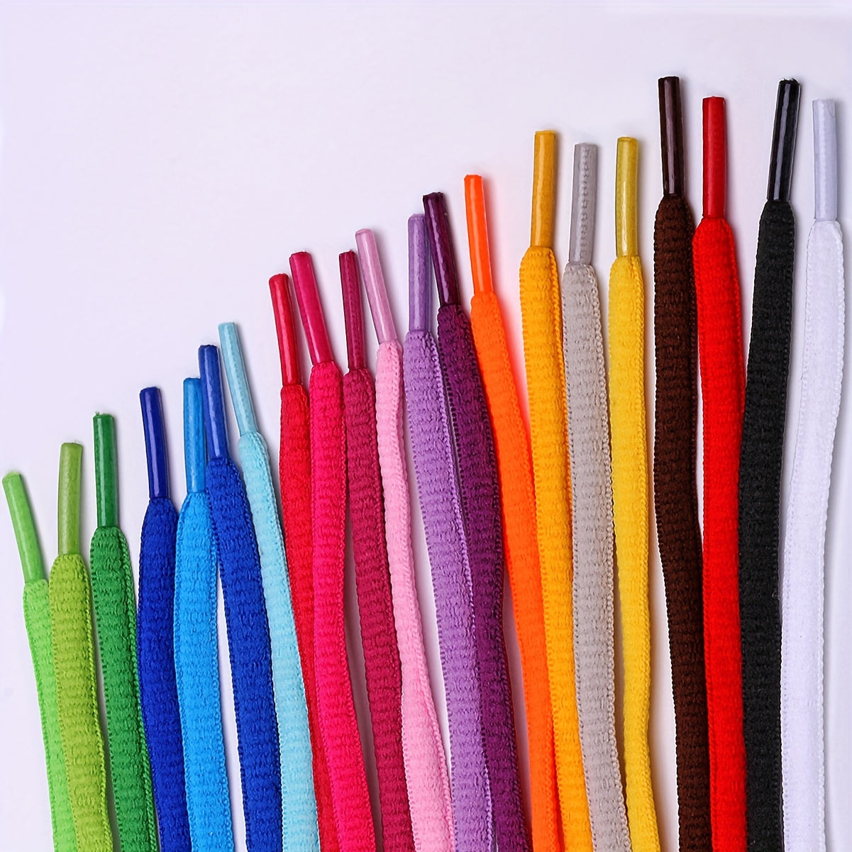 Erkaklar va ayollar uchun uniseks dumaloq tasmali qoqilishlar, turli ranglar, 39-47 dyuym, 29 juft