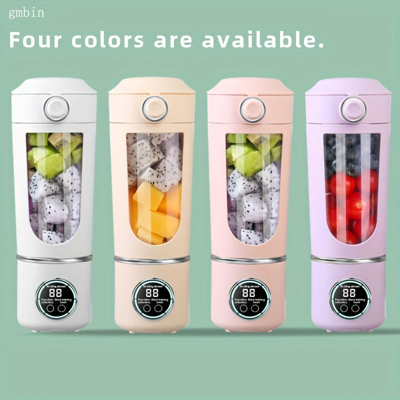 Portable Blender Juicer 700ml USB Rechargeable Automatic Cleaning Touch Control Lightweight