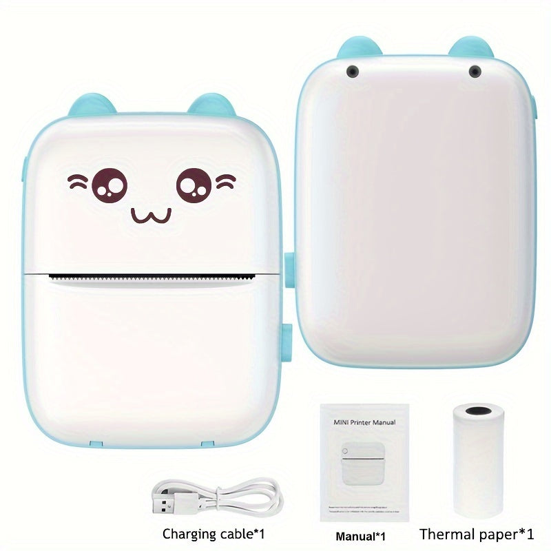 Talaba Mini Termal Printerni: Qalamdan foydalanmaydigan, yorliqlar, rasmlar, fotosuratlar va fayl materiallarini chop etish uchun mobil ofis. Telefon bilan APP orqali ulanish (Android mavjud), cho'ntak o'lchamida.