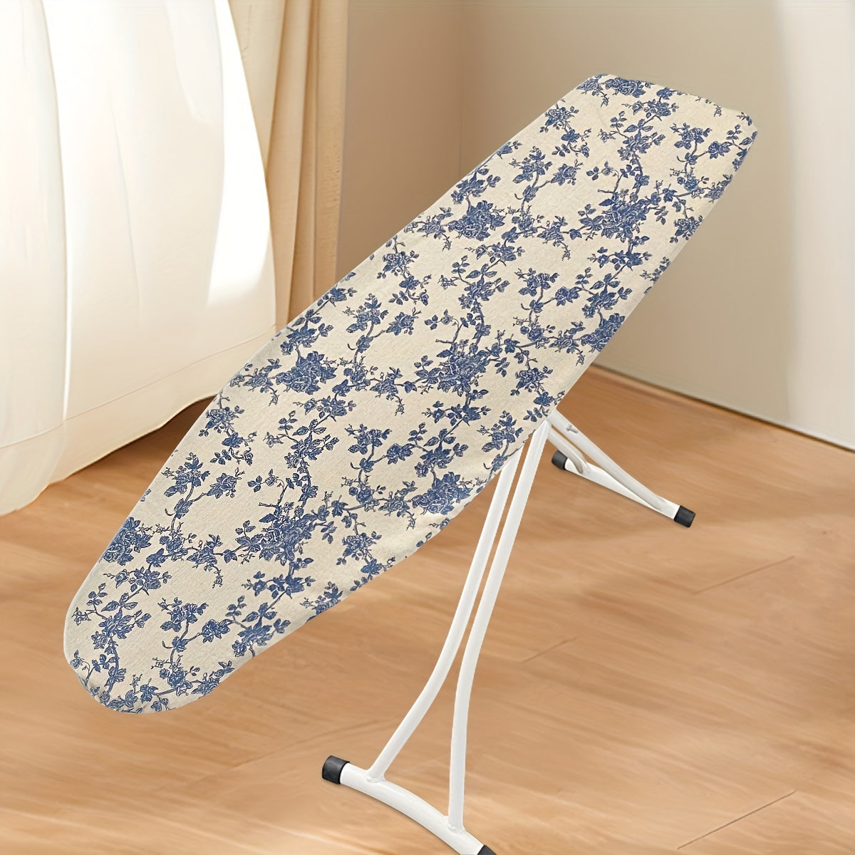 Cotton-Linen Ironing Board Cover Heatproof Durable Elegant Home Accessory