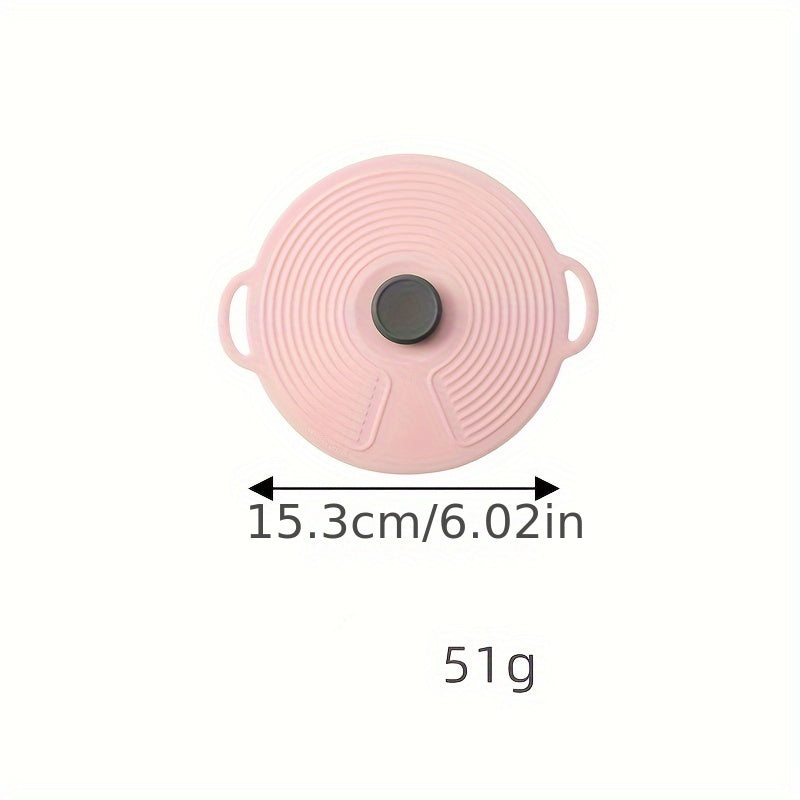 Silicone Lids Set Non-Stick Oven-Safe Dishwasher-Friendly Kitchen Covers in Green Pink Blue