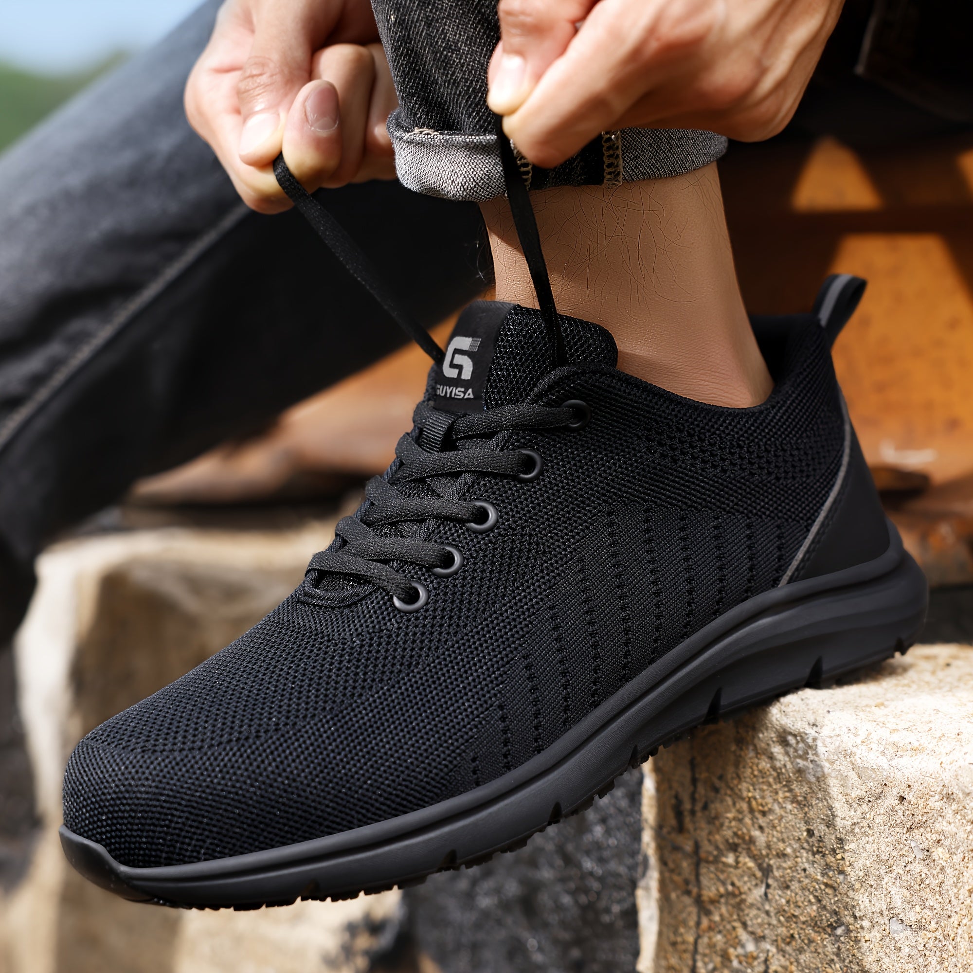 Women's Breathable Mesh Chef Shoes Soft MD Sole All-Season Black