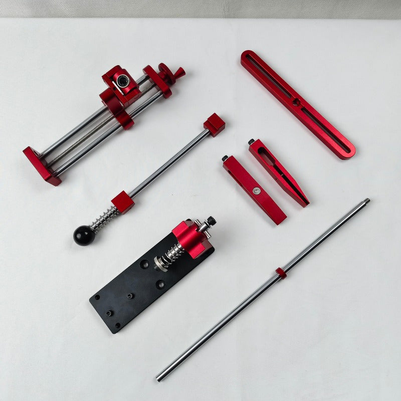 Juego de varias piezas de afilador fijo de aleación de aluminio con ángulo de rotación ajustable