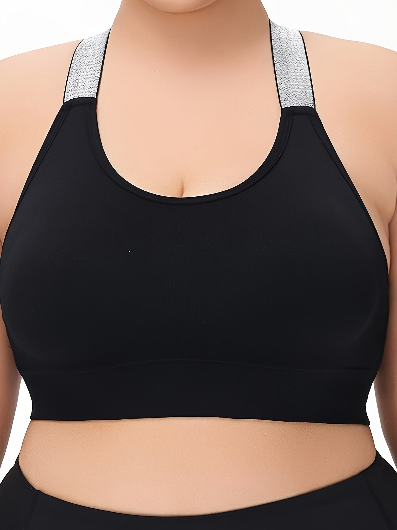 Women's Breathable Seamless Wireless Sports Bra with Removable Pads