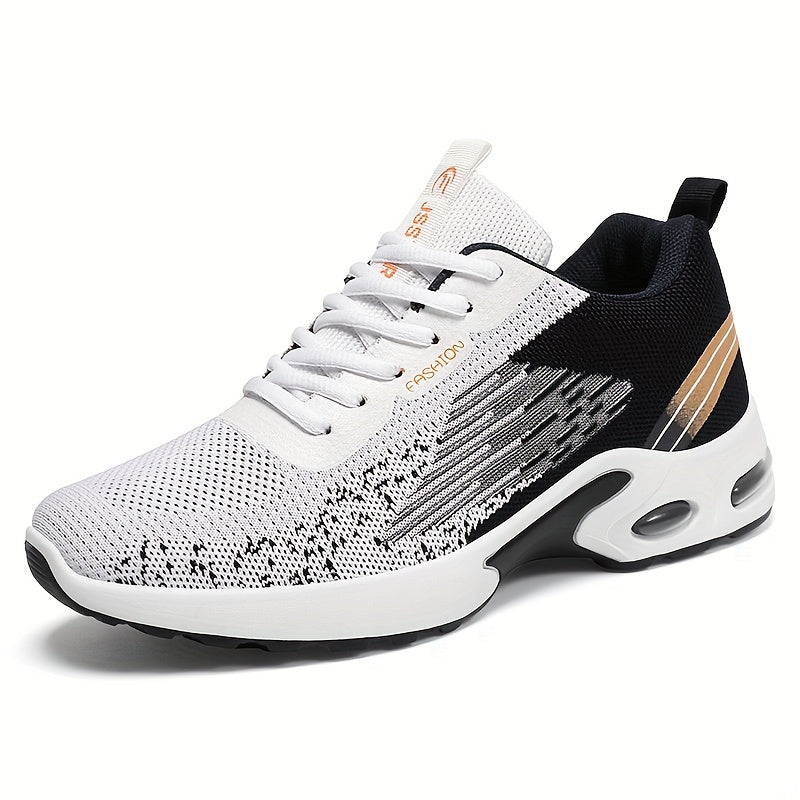 Men's Breathable Non-Slip Running Sneakers for Casual and Fitness Use