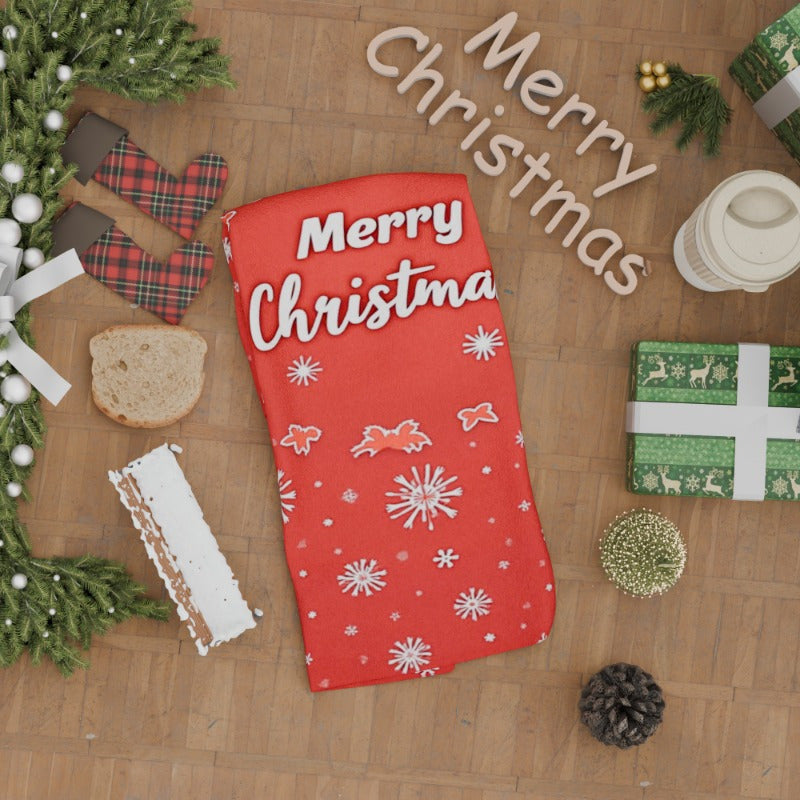 Christmas Kitchen Decor Tea Towel 18x66 Inches Winter Holiday Decorations