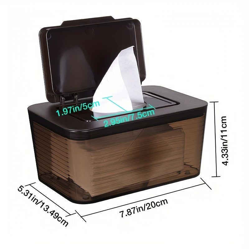 Wet Wipe Dispenser with Seal Holds Plenty of Wipes Easy Refill One Hand Secure Closure