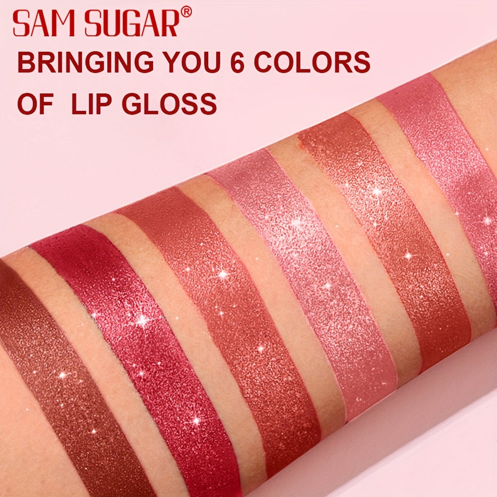 Коралловая жемчужная помада водостойкая, стойкая, с мерцающим блеском, для губ