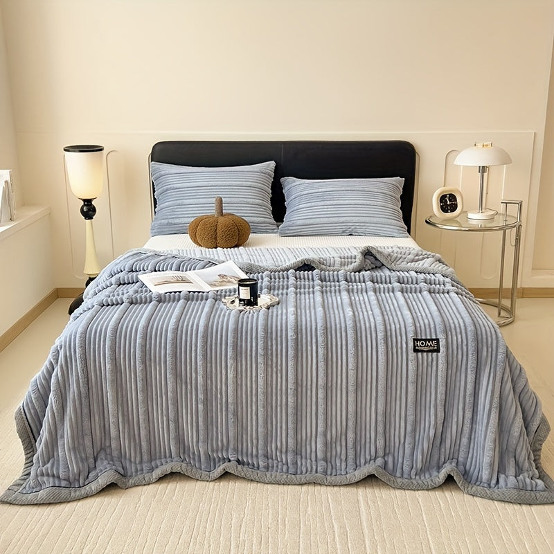 Faux Fur Throw Blanket Soft Warm Cozy for Couch Bed Travel All-Season Gift