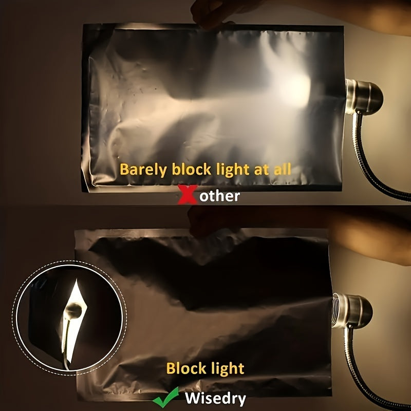 10 Pieces Food Grade Aluminum Foil Mylar Bags for Long-Term Food Storage 50.8cm x 76.2cm